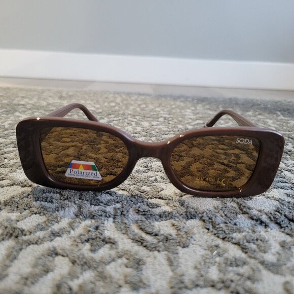 NEW SODA Bambi Coffee / Brown Lens Polarized UV400 Glasses main image 8